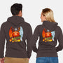 Roll To The Top-unisex zip-up sweatshirt-Vallina84