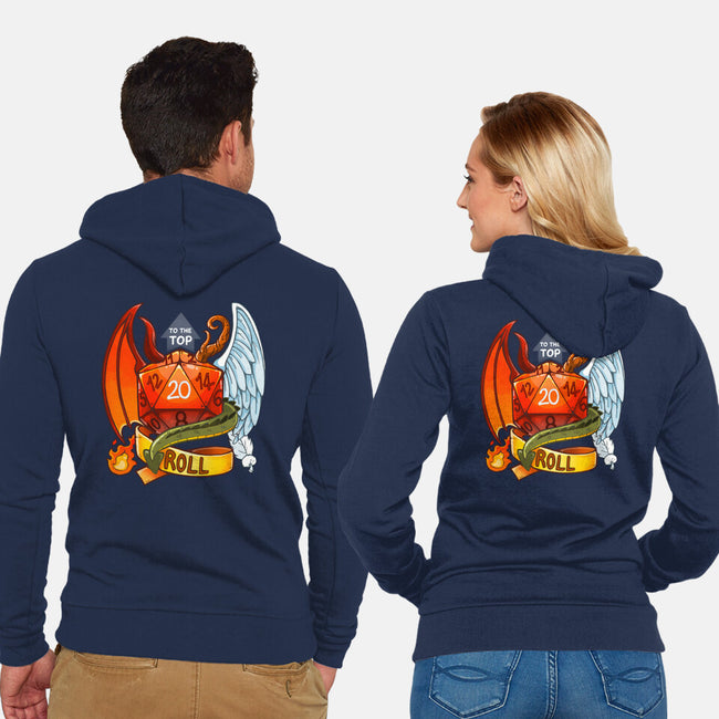 Roll To The Top-unisex zip-up sweatshirt-Vallina84