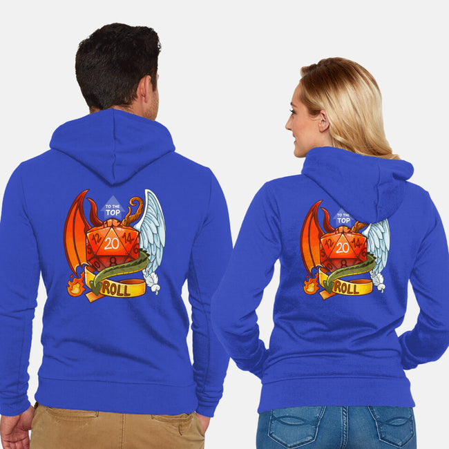 Roll To The Top-unisex zip-up sweatshirt-Vallina84