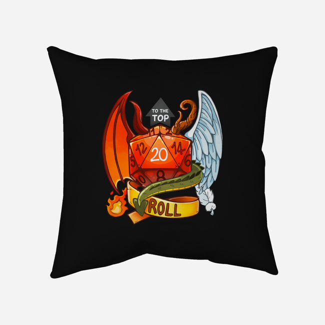 Roll To The Top-none removable cover throw pillow-Vallina84
