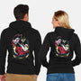 Knightmare Silk-unisex zip-up sweatshirt-Nihon Bunka