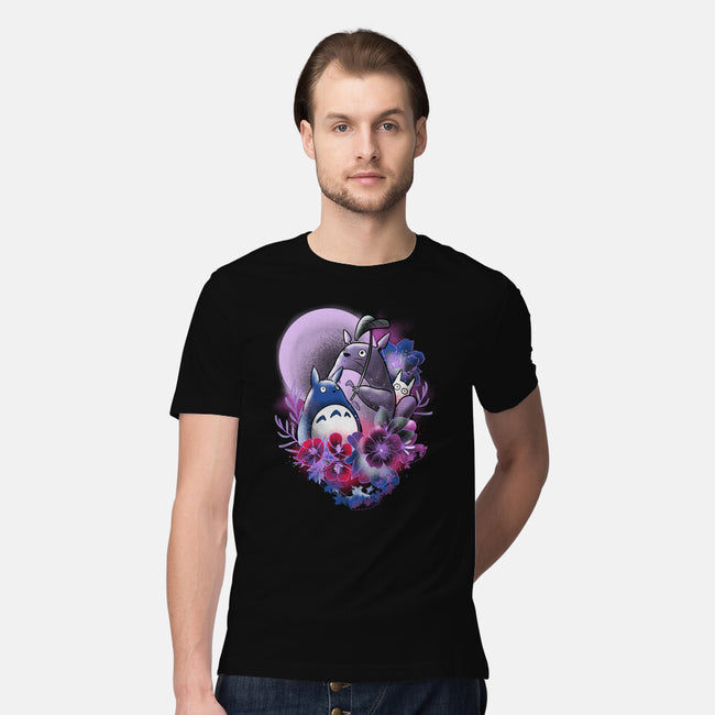 Spirits In Moonlight-mens premium tee-fanfabio