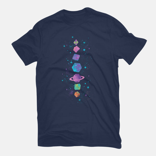 Space Dice-womens fitted tee-ricolaa