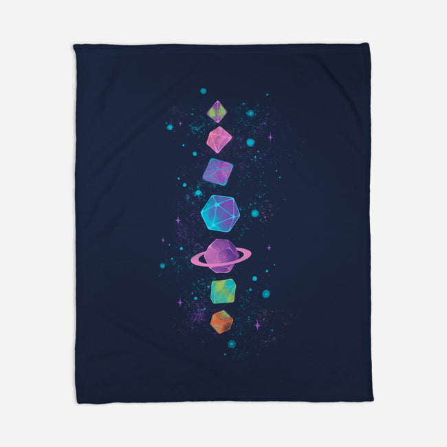 Space Dice-none fleece blanket-ricolaa