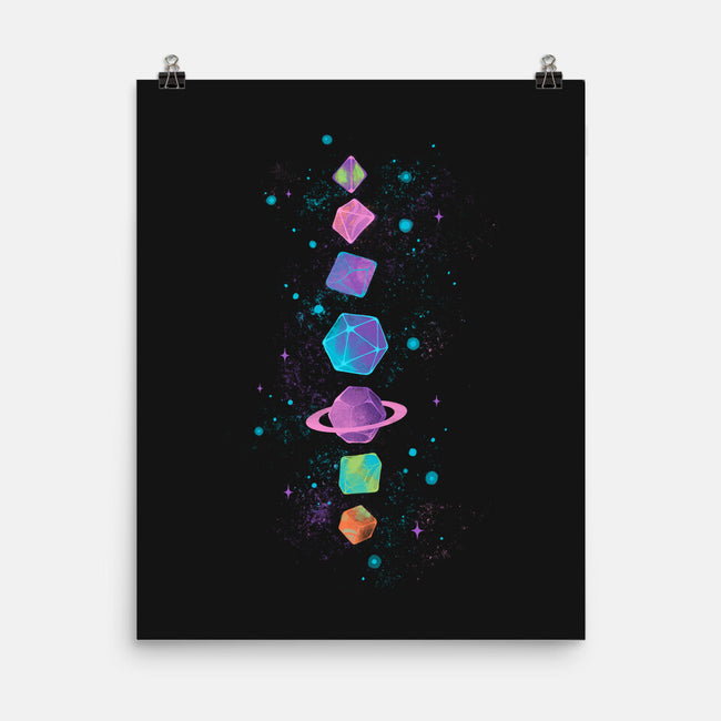 Space Dice-none matte poster-ricolaa