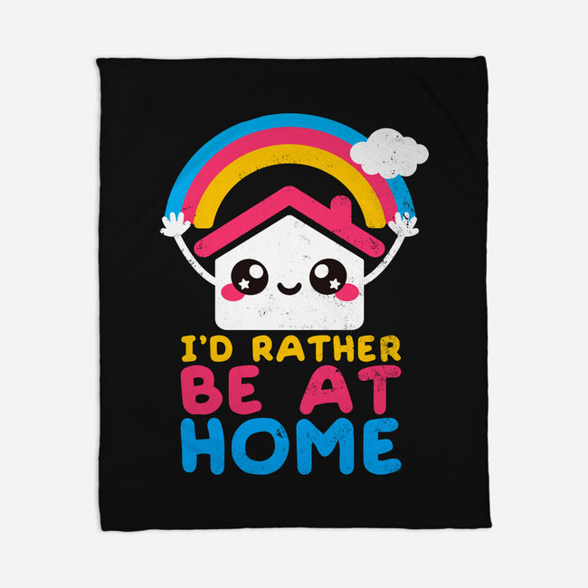 Be At Home-none fleece blanket-NemiMakeit