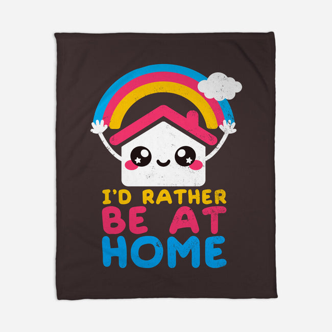 Be At Home-none fleece blanket-NemiMakeit