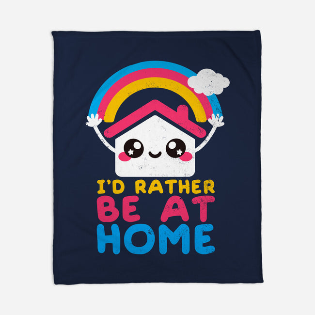 Be At Home-none fleece blanket-NemiMakeit