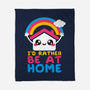 Be At Home-none fleece blanket-NemiMakeit