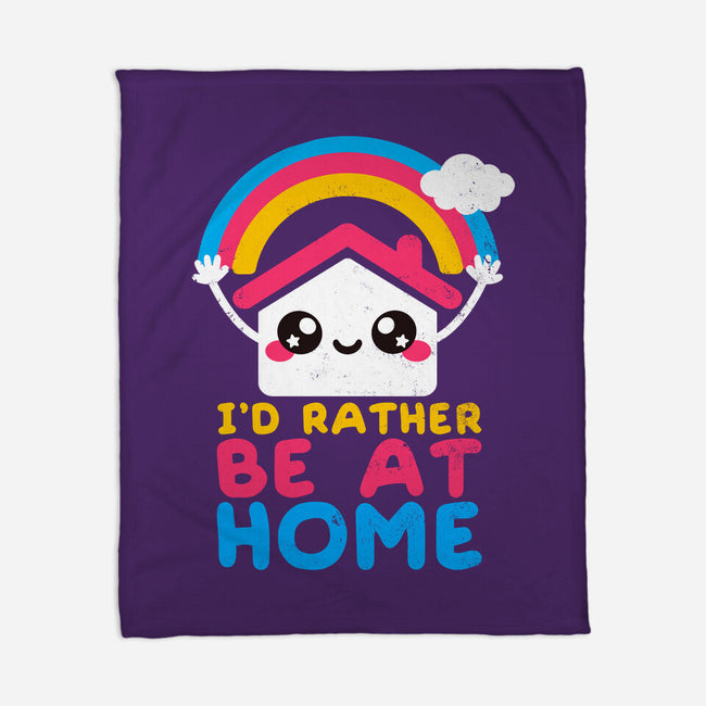 Be At Home-none fleece blanket-NemiMakeit