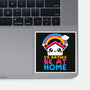 Be At Home-none glossy sticker-NemiMakeit