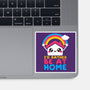 Be At Home-none glossy sticker-NemiMakeit