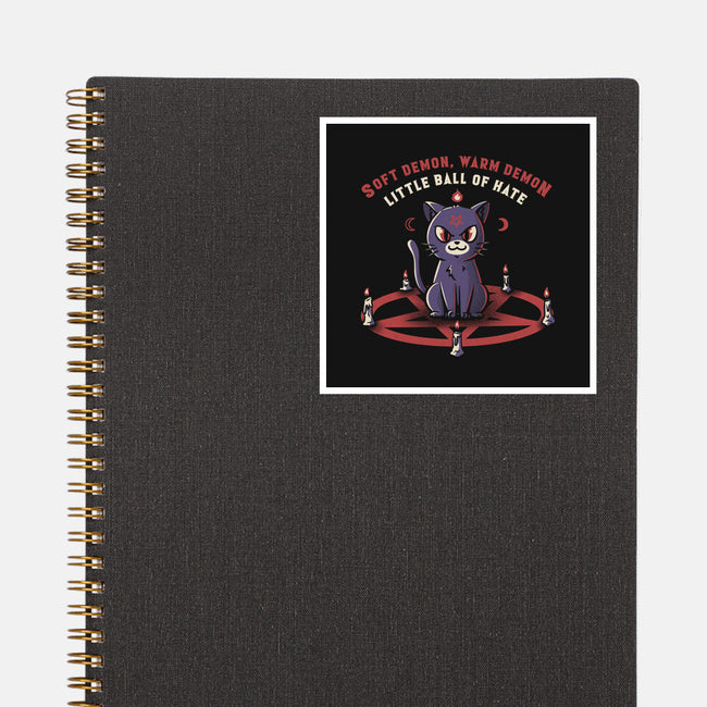 Little Ball Of Hate-none glossy sticker-tobefonseca