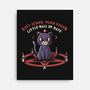 Little Ball Of Hate-none stretched canvas-tobefonseca