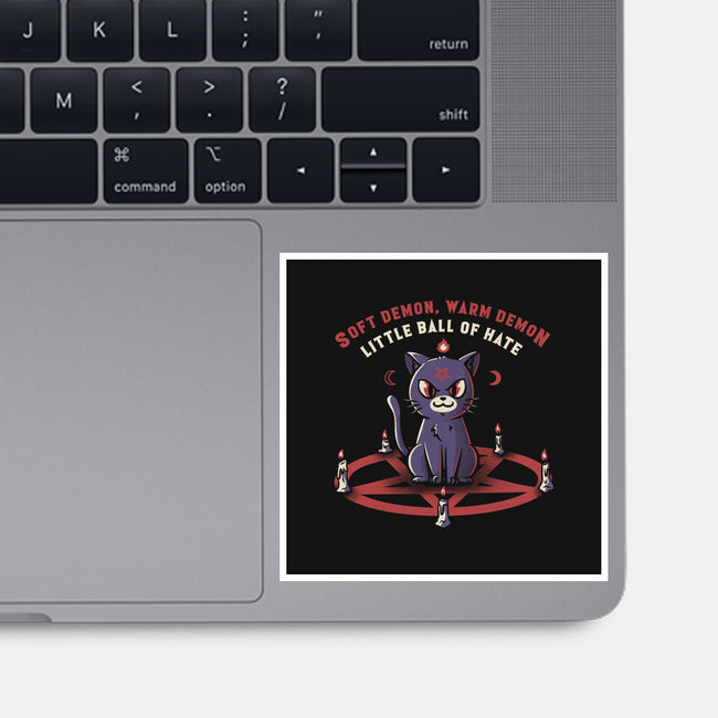 Little Ball Of Hate-none glossy sticker-tobefonseca