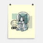 AstroDog-none matte poster-xMorfina