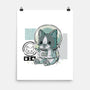 AstroDog-none matte poster-xMorfina