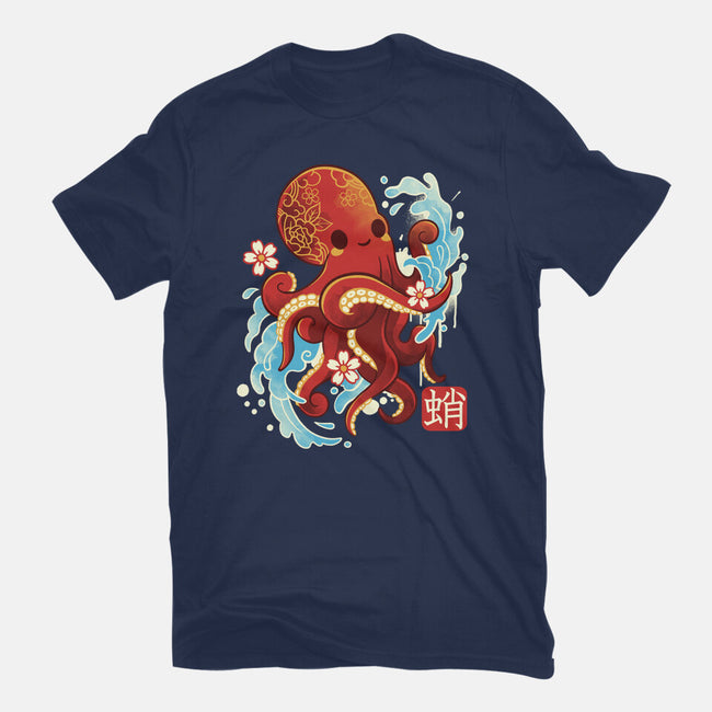 Japanese Octopus Kawaii-mens basic tee-NemiMakeit
