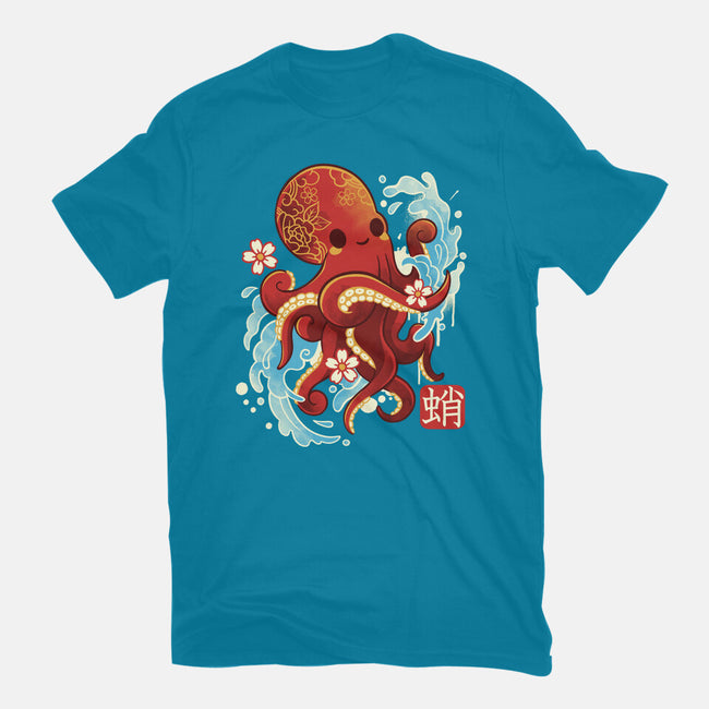 Japanese Octopus Kawaii-mens basic tee-NemiMakeit