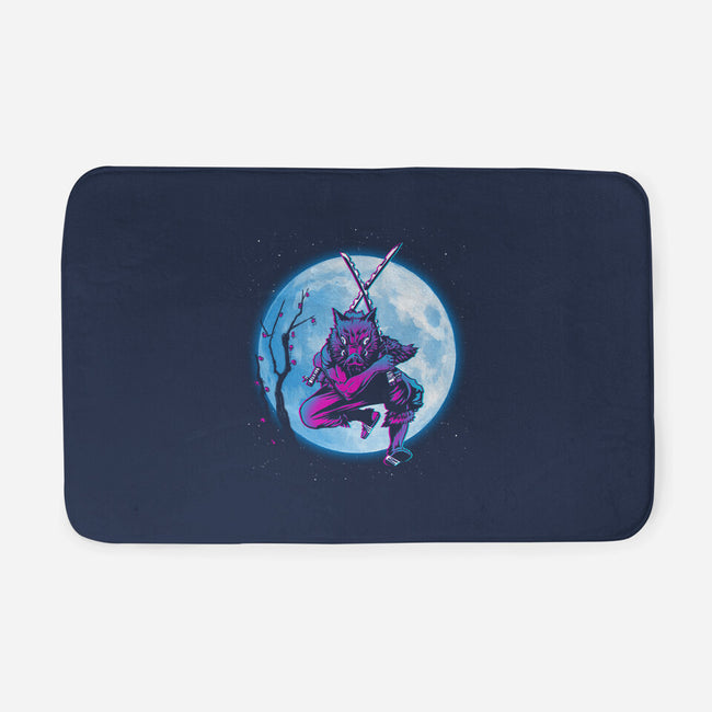 Inosuke Under The Moon-none memory foam bath mat-ddjvigo