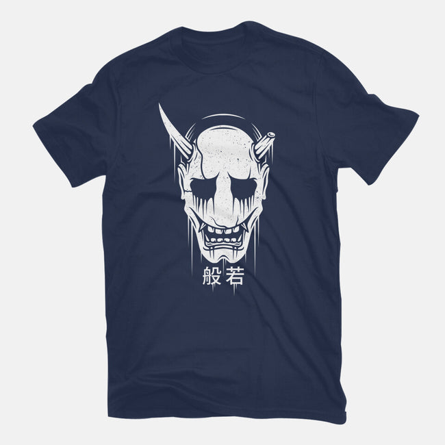 Hannya Mask-unisex basic tee-Alundrart