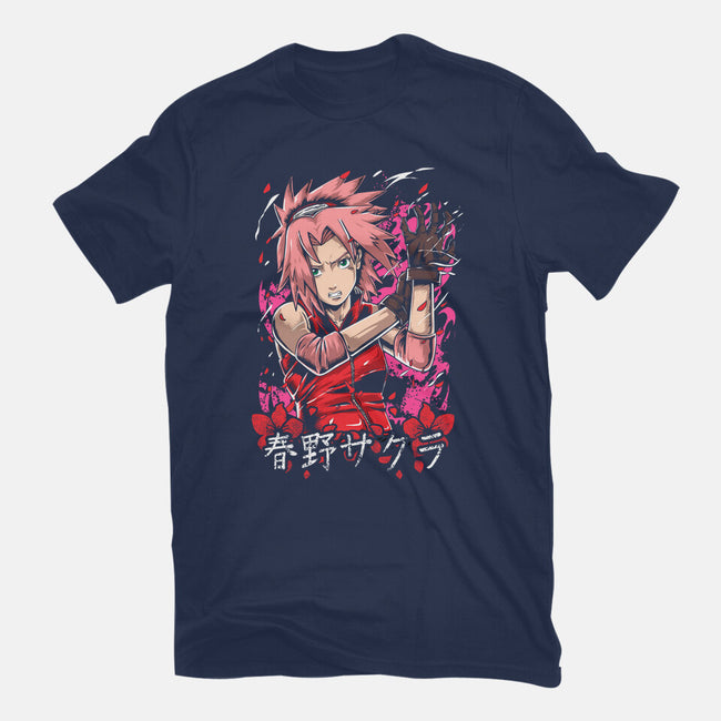The Rage Of Sakura-youth basic tee-Knegosfield