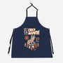 Check-Meowth Cat Chess-unisex kitchen apron-tobefonseca