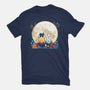 Wonder Moon-womens fitted tee-Vallina84