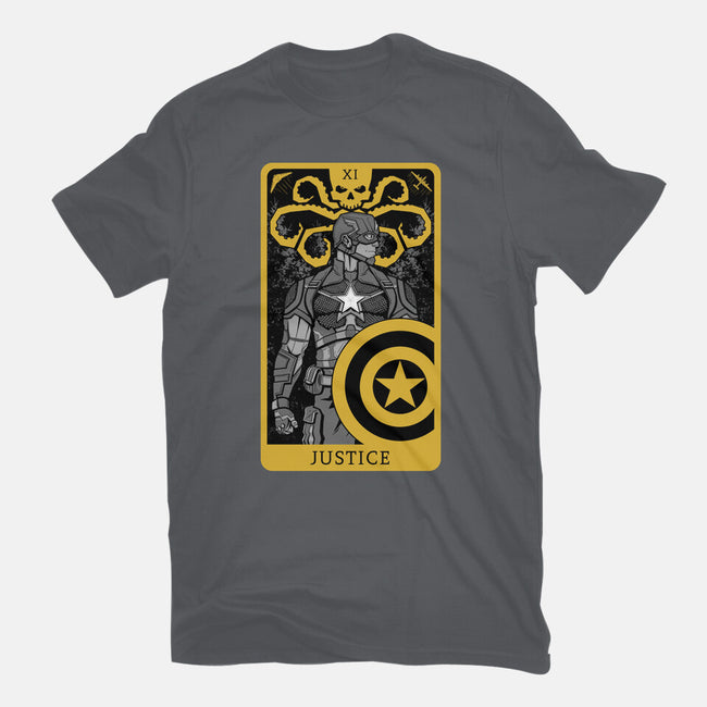 Justice Card-womens fitted tee-danielmorris1993