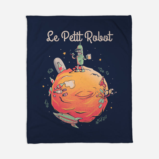 Le Petit Robot's Planet-none fleece blanket-eduely