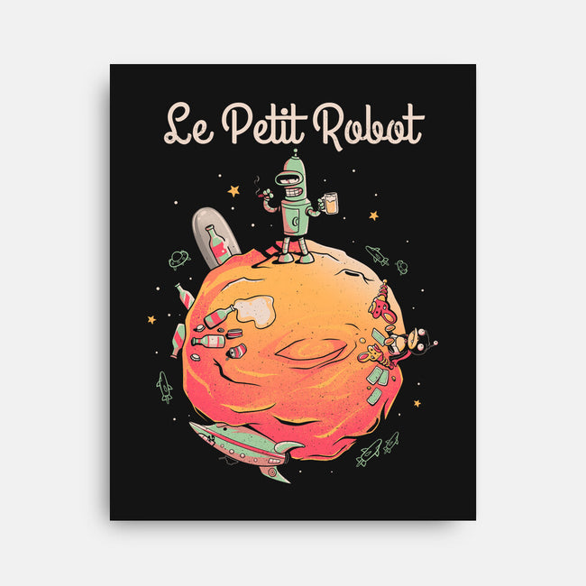 Le Petit Robot's Planet-none stretched canvas-eduely