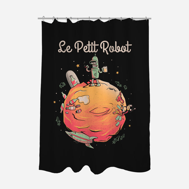 Le Petit Robot's Planet-none polyester shower curtain-eduely