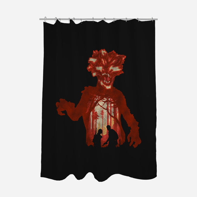 Clicker Carnage-none polyester shower curtain-dalethesk8er