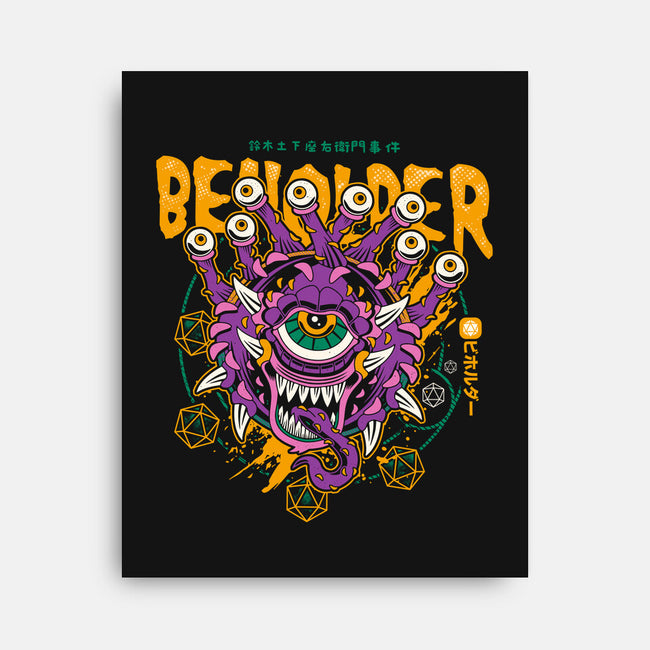 Beholder-none stretched canvas-Logozaste