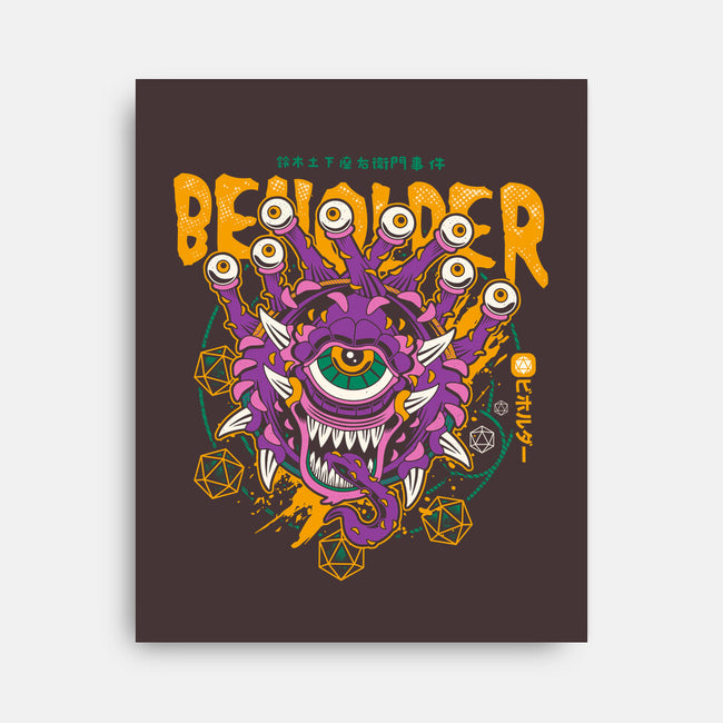 Beholder-none stretched canvas-Logozaste