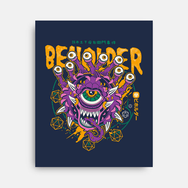 Beholder-none stretched canvas-Logozaste