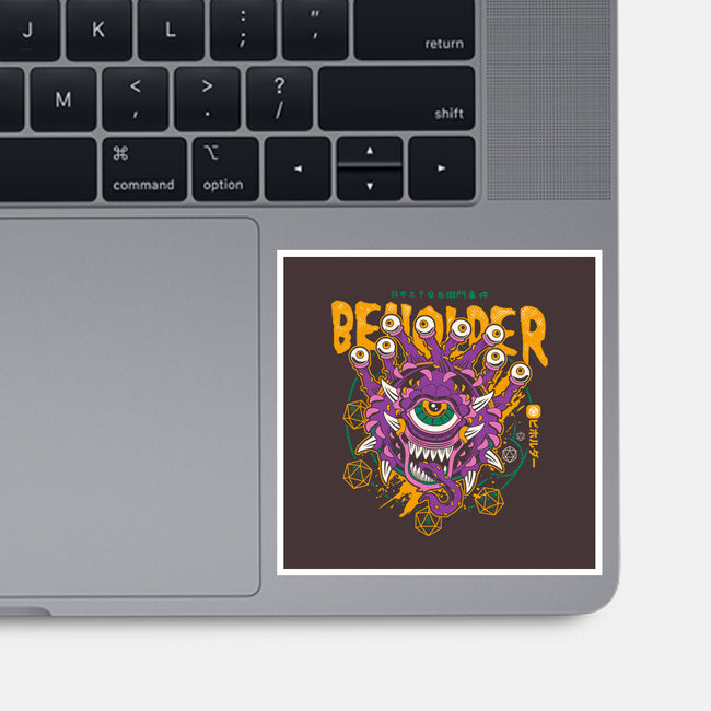 Beholder-none glossy sticker-Logozaste