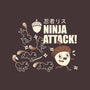 Ninja Attack-none polyester shower curtain-tobefonseca