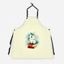 Unicorns And Books-unisex kitchen apron-Vallina84