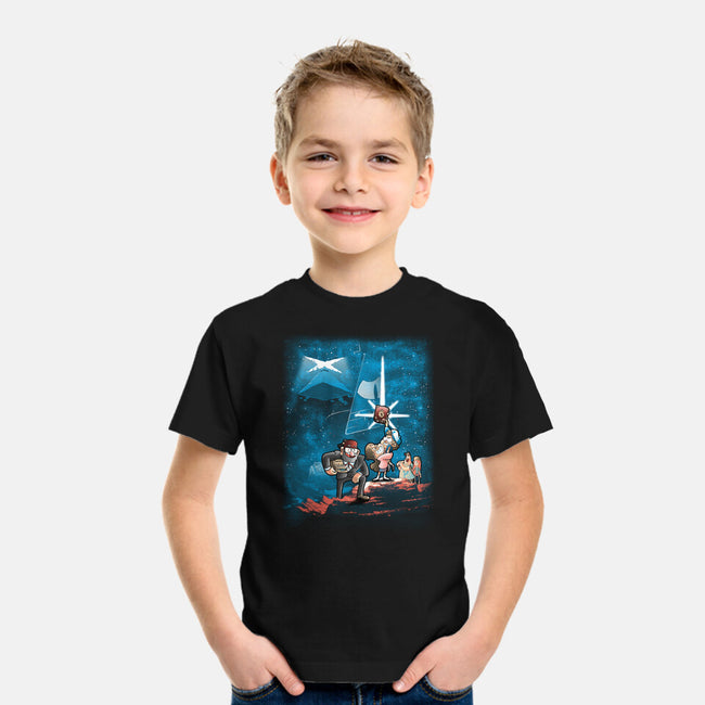 Gravity Wars-youth basic tee-trheewood