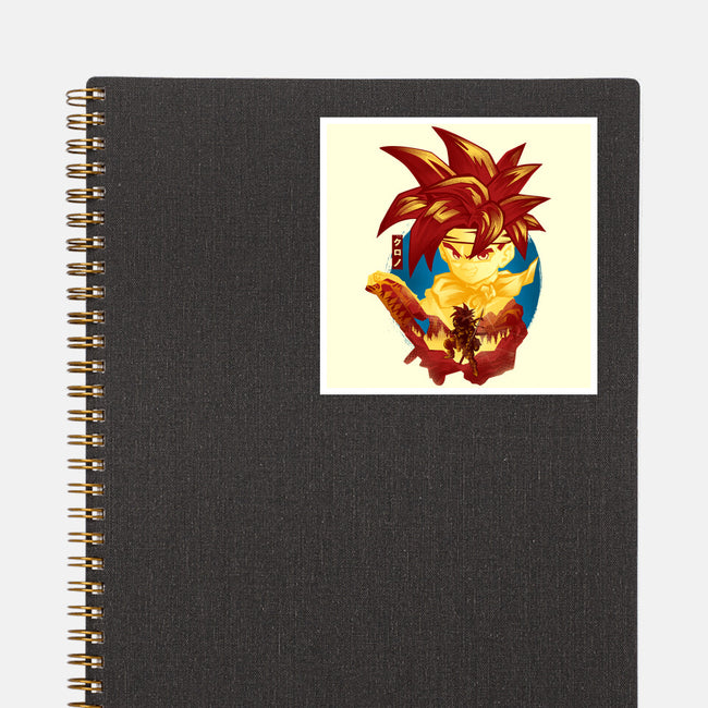 A Chrono Adventure-none glossy sticker-hypertwenty