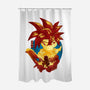 A Chrono Adventure-none polyester shower curtain-hypertwenty