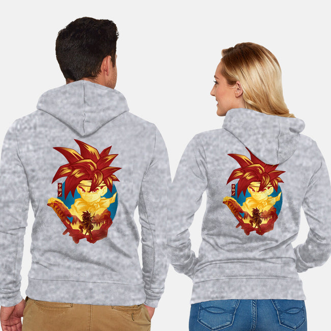 A Chrono Adventure-unisex zip-up sweatshirt-hypertwenty