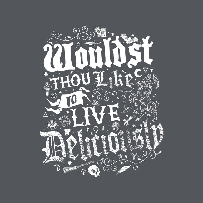 To Live Deliciously-womens basic tee-Nemons