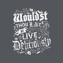 To Live Deliciously-womens basic tee-Nemons