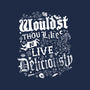 To Live Deliciously-unisex basic tank-Nemons