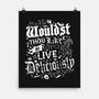 To Live Deliciously-none matte poster-Nemons