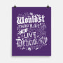 To Live Deliciously-none matte poster-Nemons