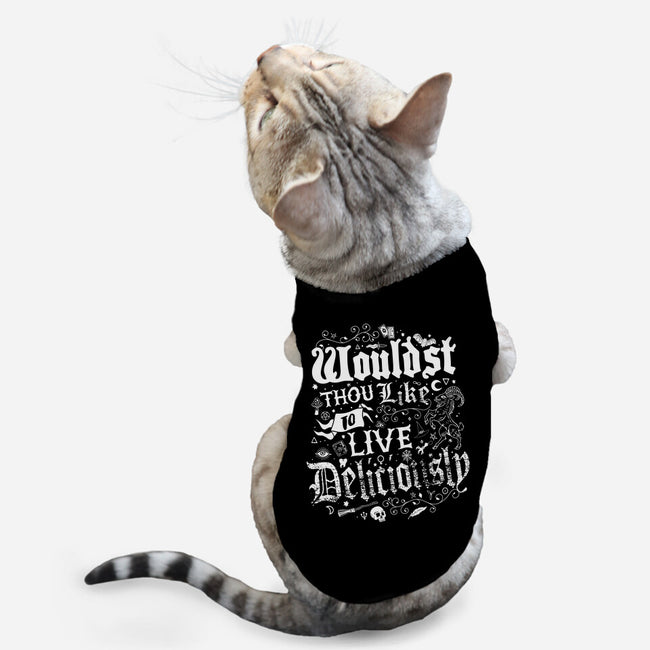 To Live Deliciously-cat basic pet tank-Nemons