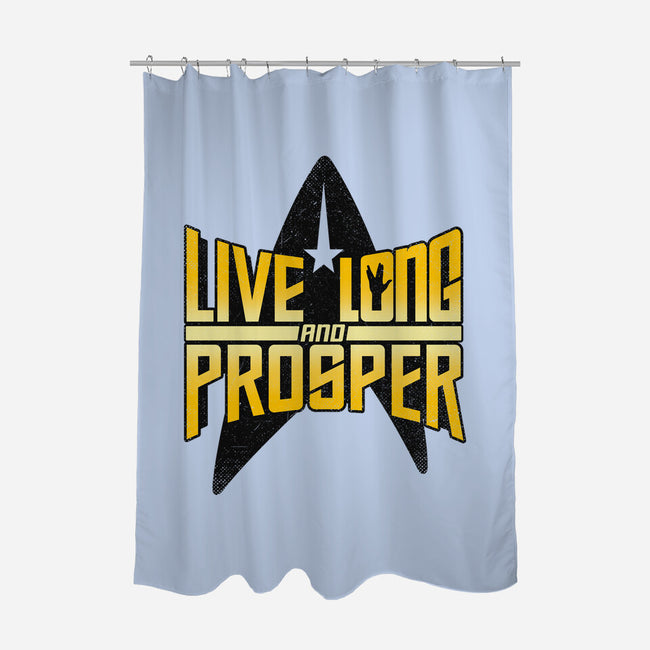 Live Long-none polyester shower curtain-Getsousa!